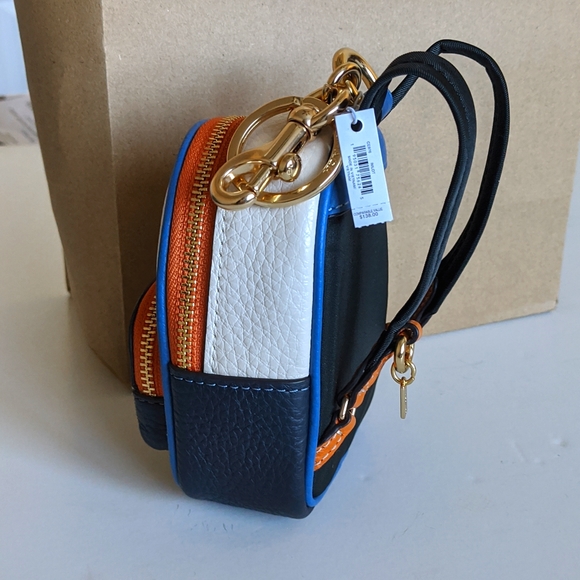 Coach Bags Coach Mini Court Backpack Bag Charm In Signature Canvas With Coach Stamp Poshmark